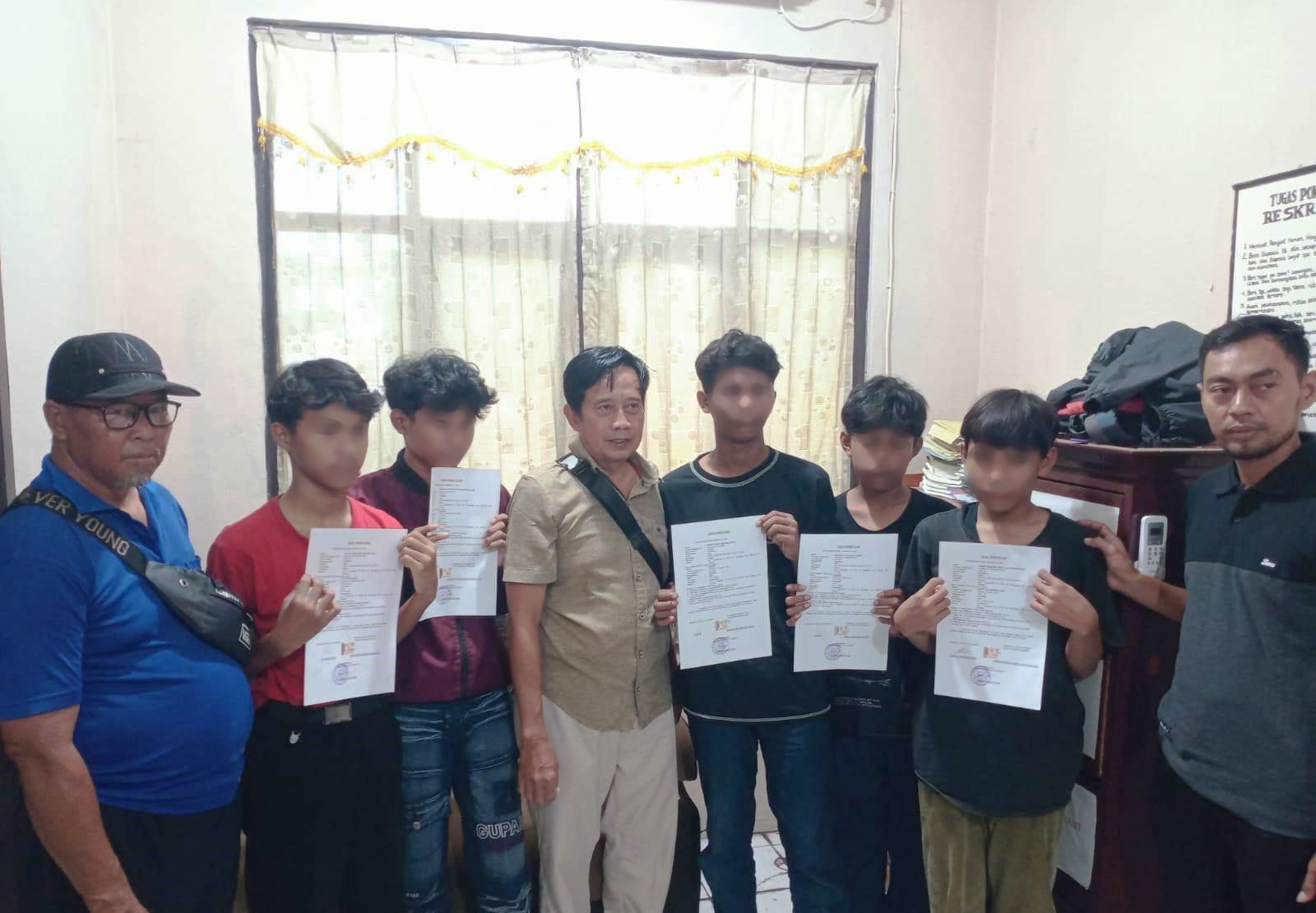 Polsek Compreng Gagal Tawuran Lima Remaja
