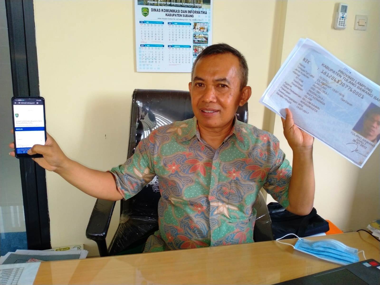 Disdukcapil Subang Tambah Delapan Unit Alat Perekam KTP Elektronik