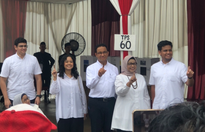 Pesan Anies Baswedan Usai Mencoblos dan Akan Pantau Hitung Cepat