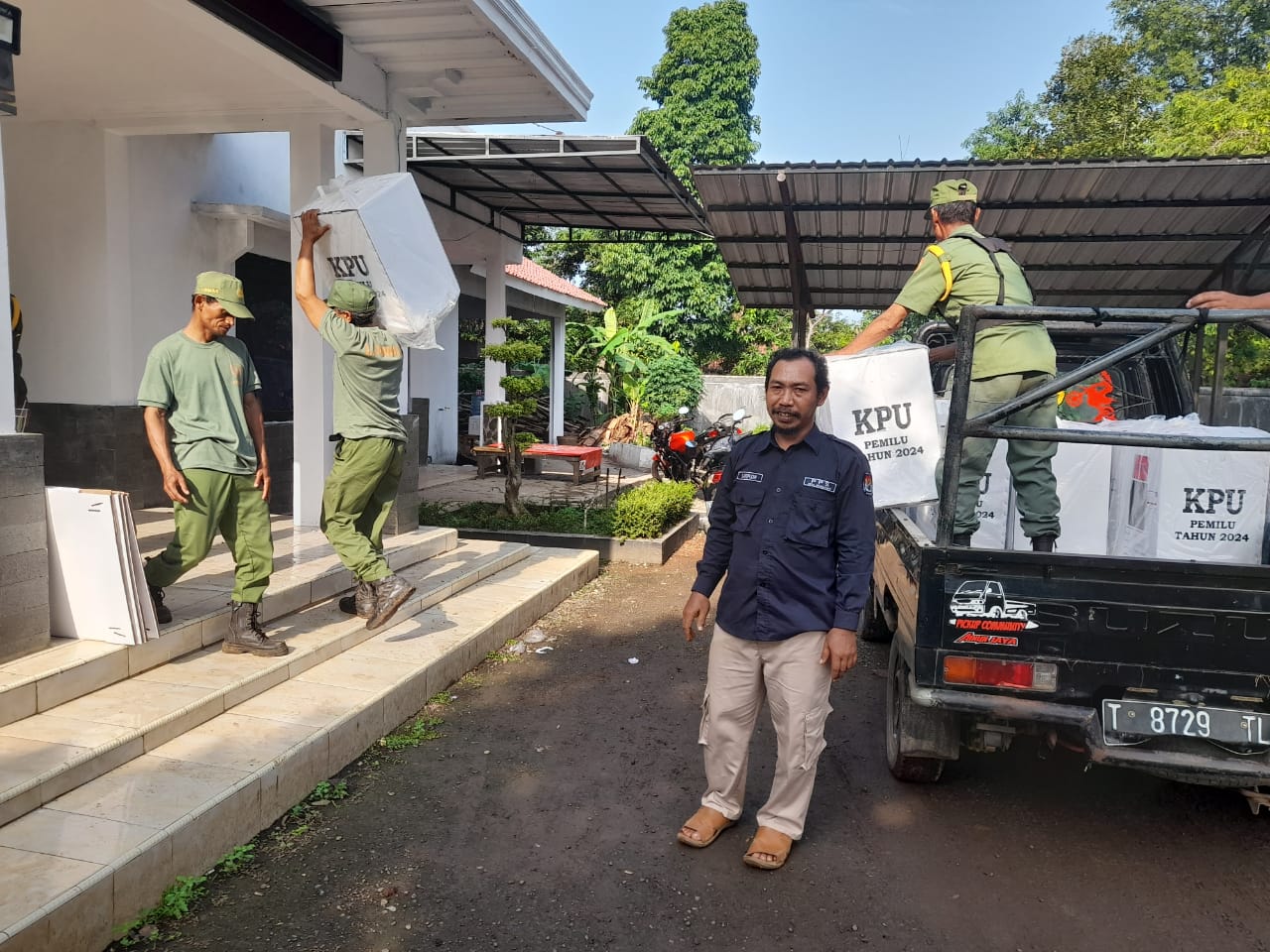 Kotak Suara Pemilu di Subang Sudah Mulai Diantar ke PPK