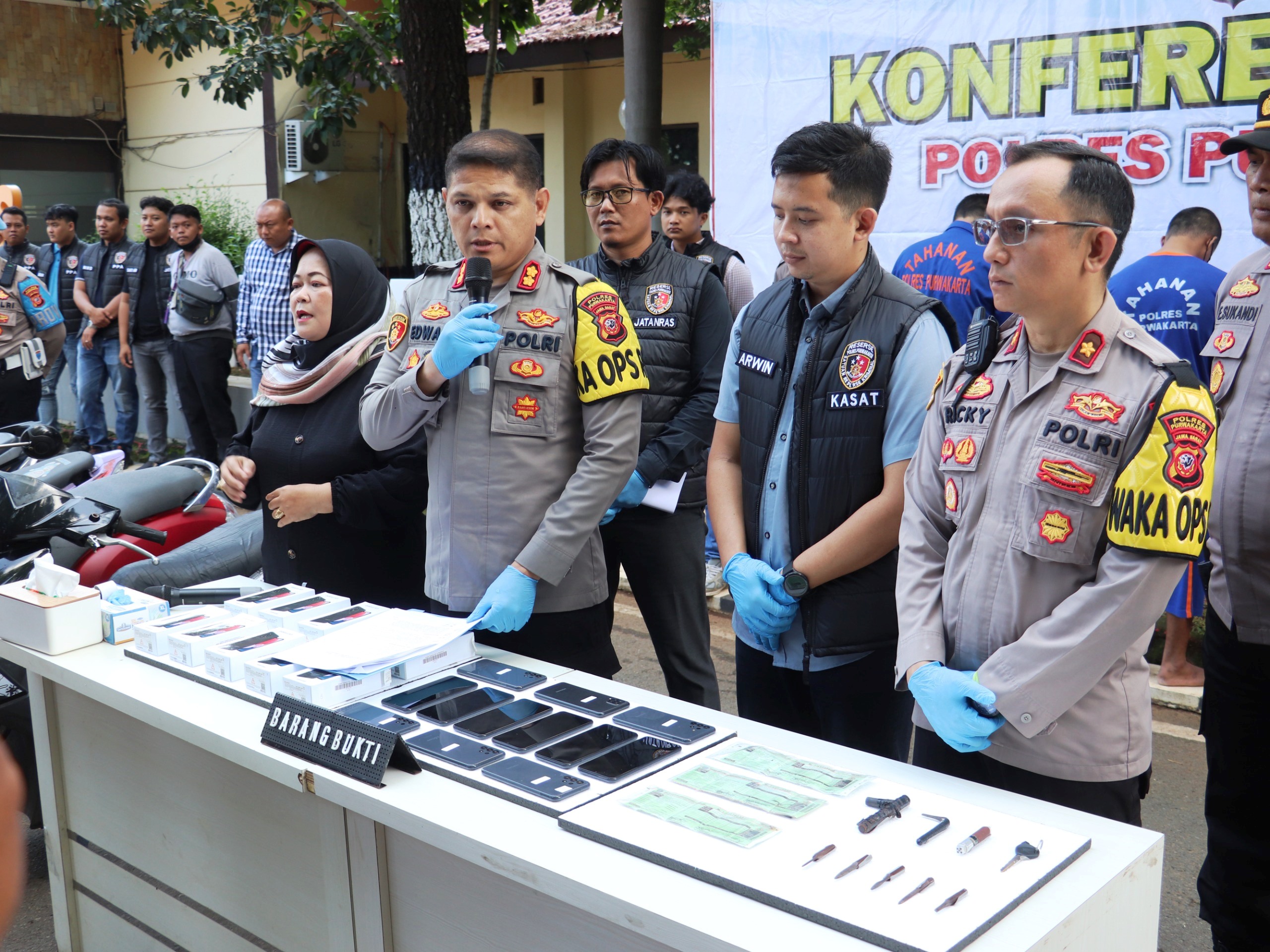 Polres Purwakarta Tangkap Komplotan Spesialis Curanmor, Satu Pelaku Ditindak Tegas dan Terukur