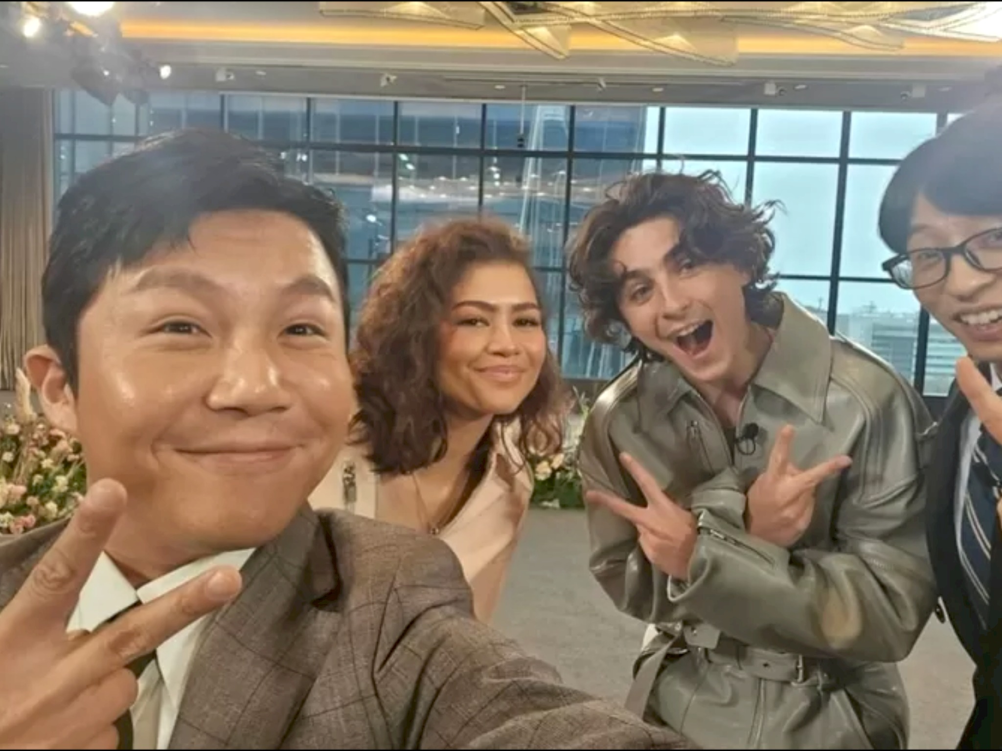 Timothée Chalamet dan Zendaya Siap Guncang Korea di Acara You Quiz on the Block