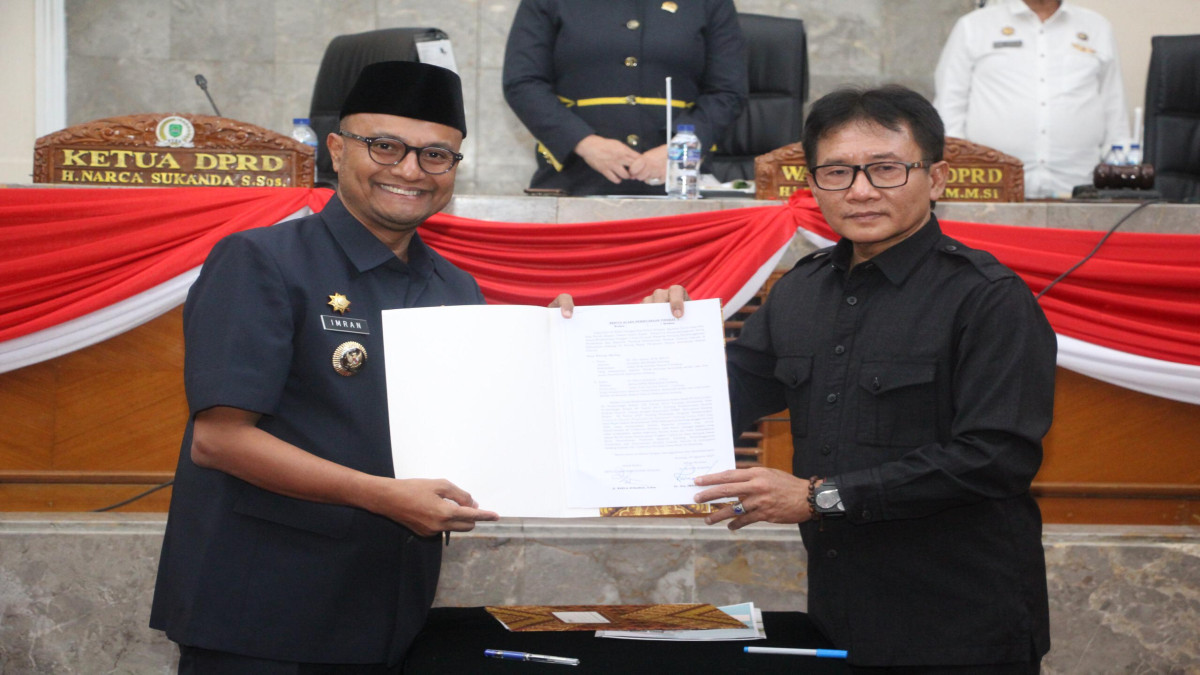 DPRD dan Pemda Subang Setuju Penetapan Raperda RPJPD Tahun 2025-2045