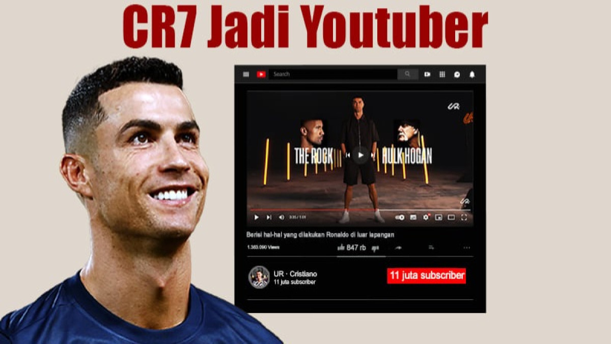 Ronaldo Jadi Youtuber Persiapan untuk Pensiun atau Cuan Tambahan?