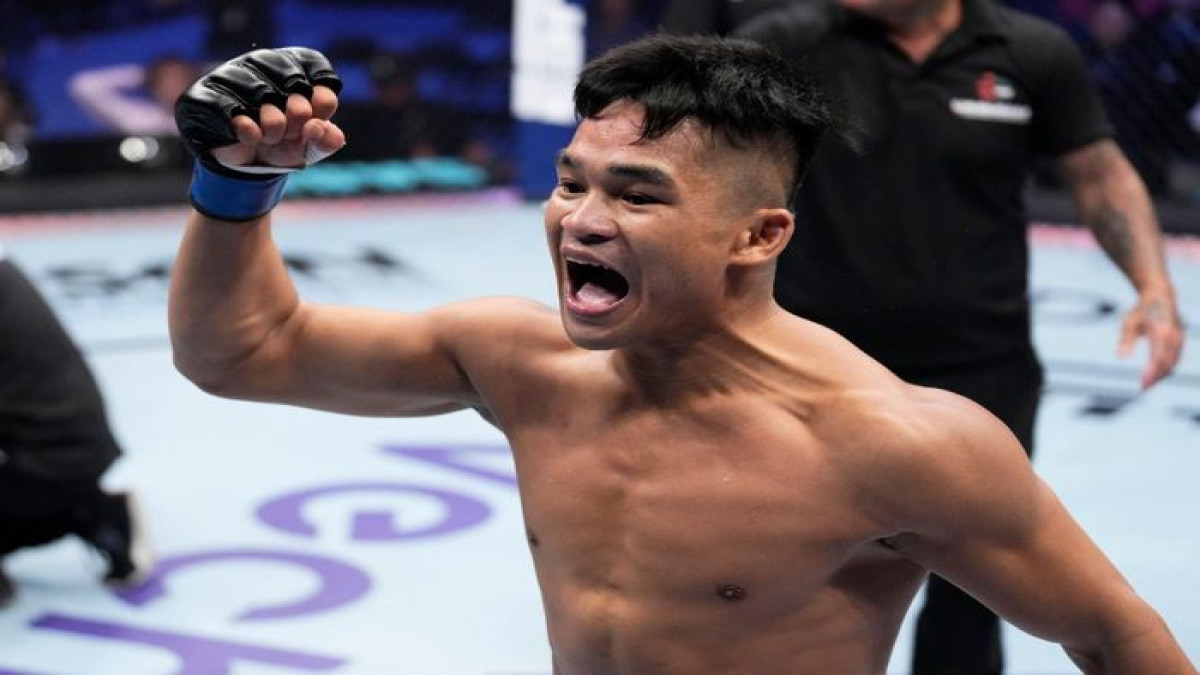 Jagoan UFC asal Indonesia, Jeka Saragih Sumber foto (MOLA TV)