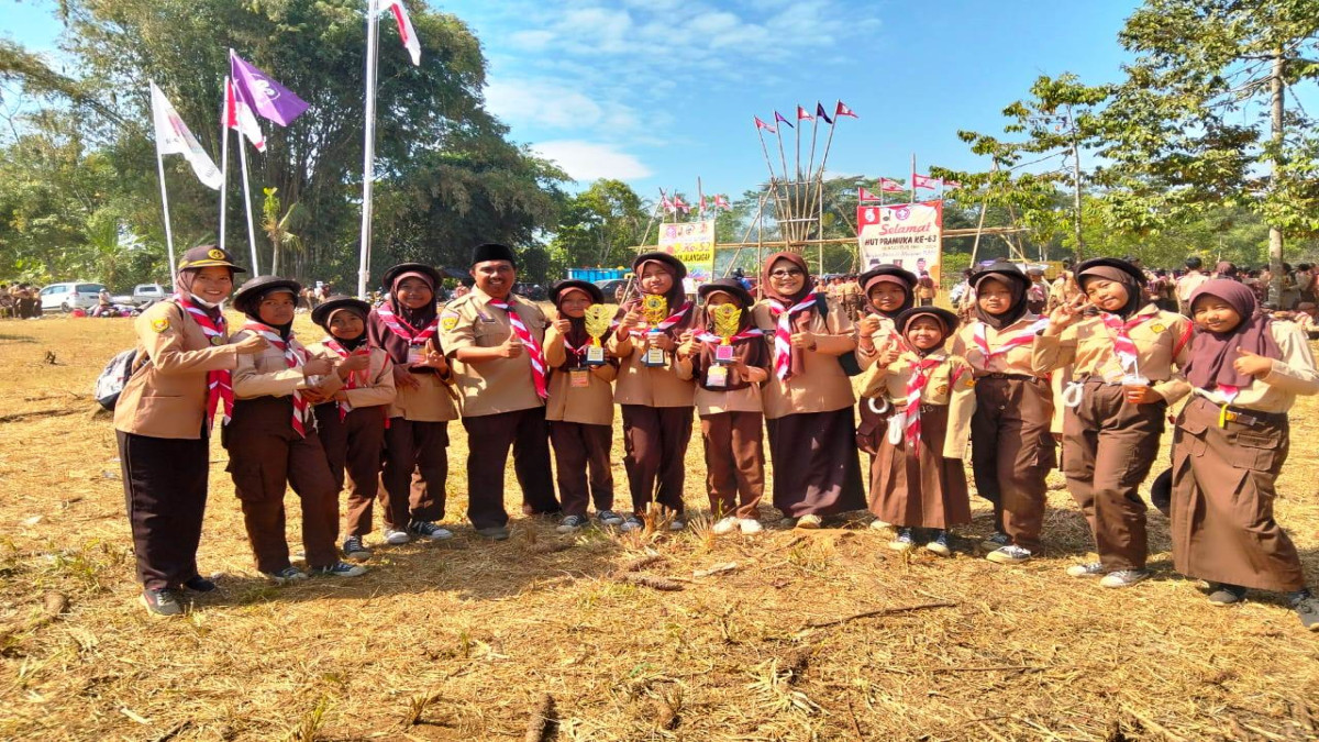 SDN Sukahayu Raih Tiga Piala, Di Gema Pramuka ke-52 Kwaran Jalancagak 2024