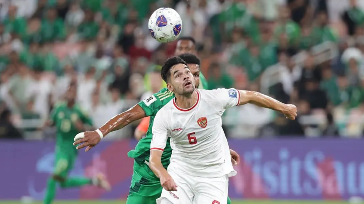 Timnas Indonesia Tahan Imbang Arab Saudi 1-1 di Laga Pembuka Grup C Kualifikasi Piala Dunia 2026