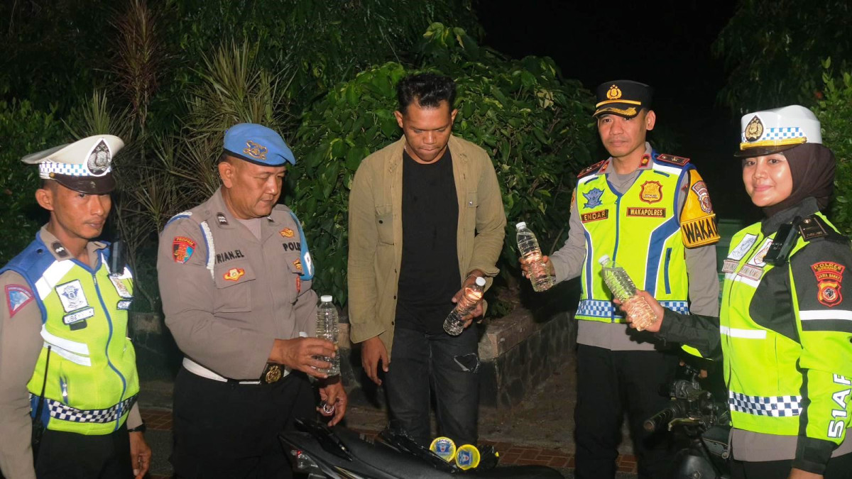 Polres Subang Gencar Patroli KRYD, Amankan Puluhan Knalpot Brong dan Ratusan Miras