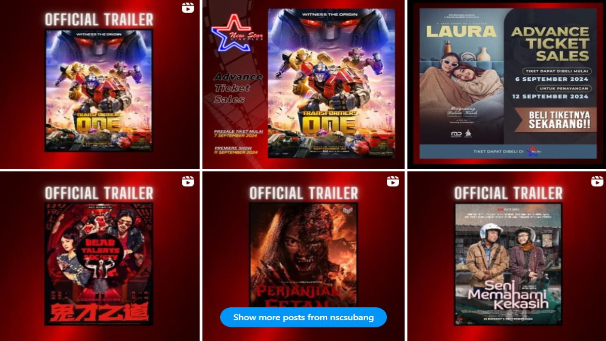 Update Jadwal Tayang Film "Malam Keramat" Terbaru di Bioskop NSC Subang