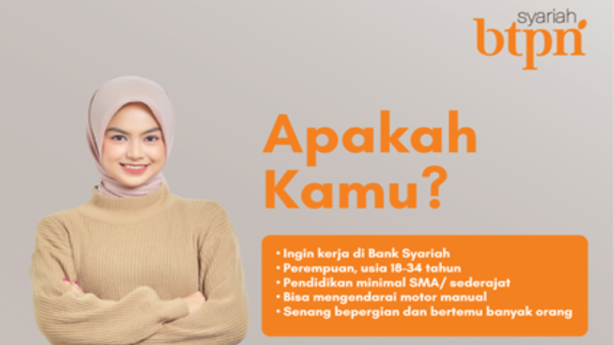 Bank BTPN Syariah Buka Lowongan Kerja sebagai Community Officer, Ada Walk In Interview di Subang