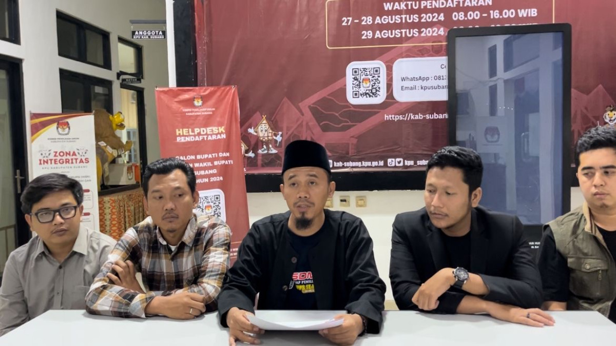 KPU Subang Tetapkan Tiga Pasangan Calon Bupati dan Wakil Bupati