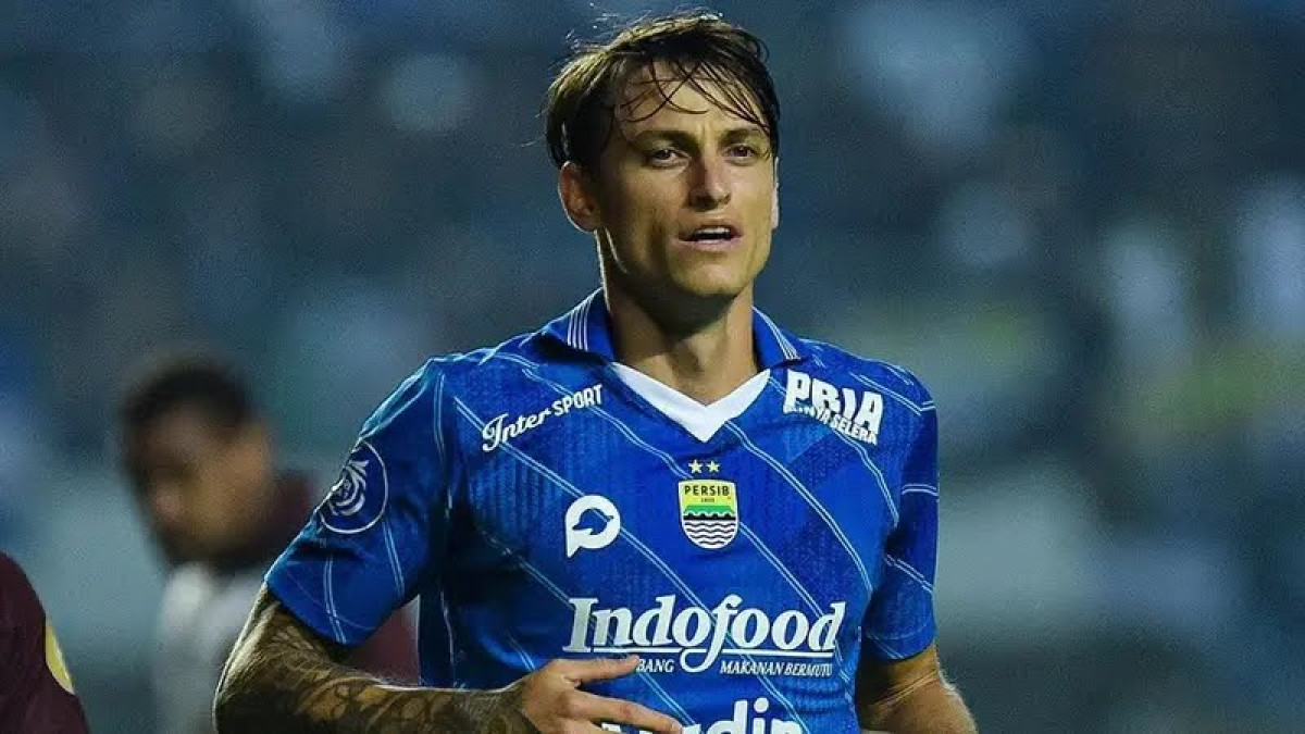 Pemain asing Persib Bandung asal Italia, Stefano Beltrame dalam debutnya di BRI Liga 1 2023/2024 (Instagram Persib Bandung)