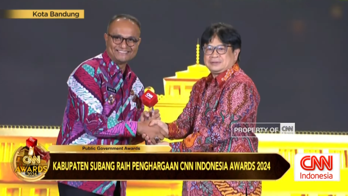 Kabupaten Subang Raih Penghargaan CNN Indonesia Awards 2024