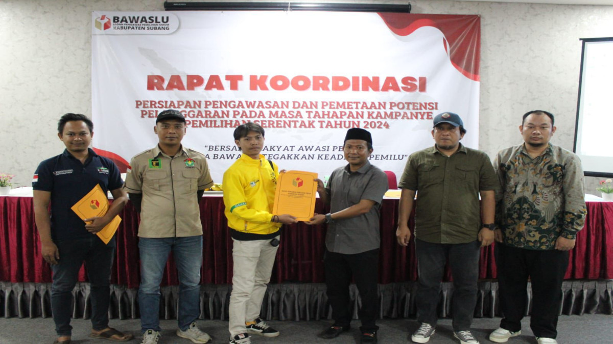 Bawaslu Subang Minimalisir Potensi Pelanggaran Kampanye