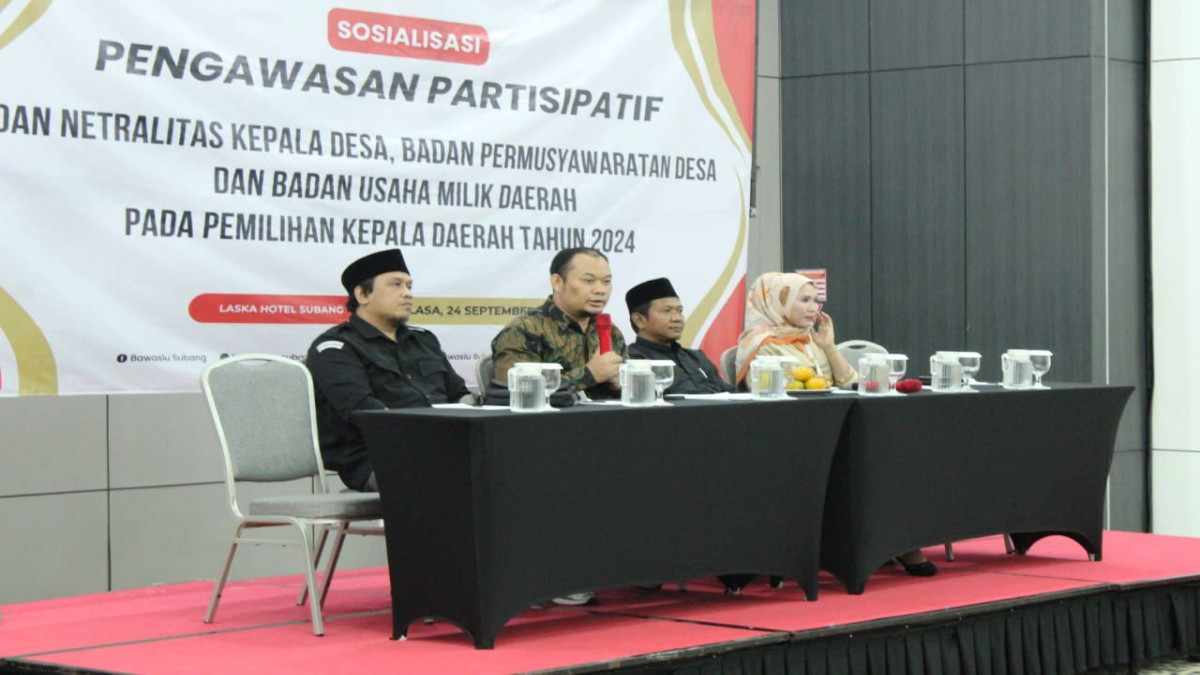Bawaslu Subang Ingatkan Netralitas Kepala Desa, Dilarang Untungkan atau Rugikan Paslon