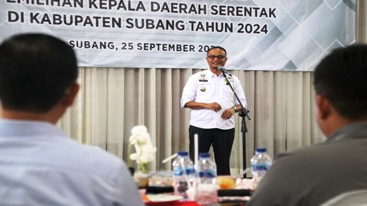 Pj Bupati Subang Ajak Paslon Wujudkan Pilkada Riang Gembira, Tegaskan Netralitas ASN