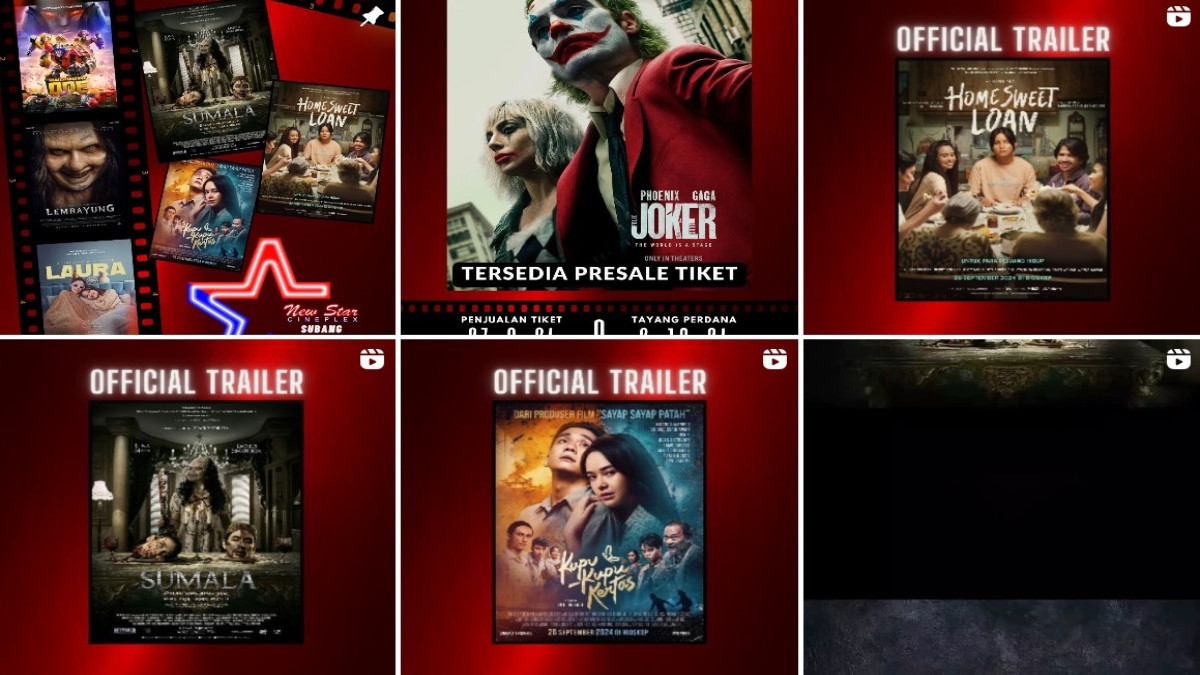 Jam Tayang Film di Bioskop NSC Subang Jumat, 27 September 2024