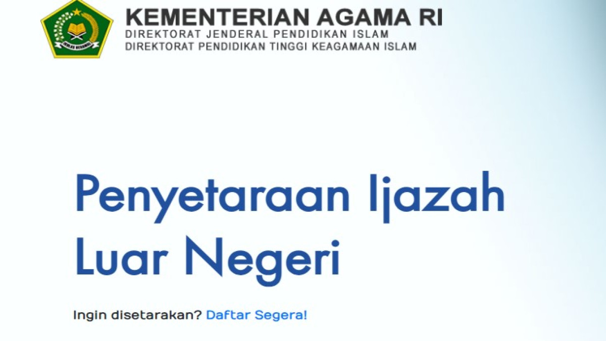 Pengajuan Penyetaraan Ijazah Luar Negeri dan Konversi IPK Kini Semakin Mudah Melalui SIPIKO