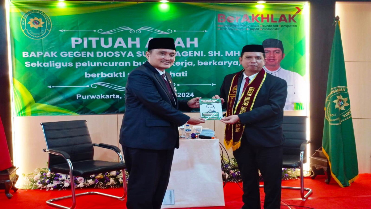 Astapura dari Pengadilan Negeri Purwakarta, Gegen Diosya Sampaikan Pituah Agah