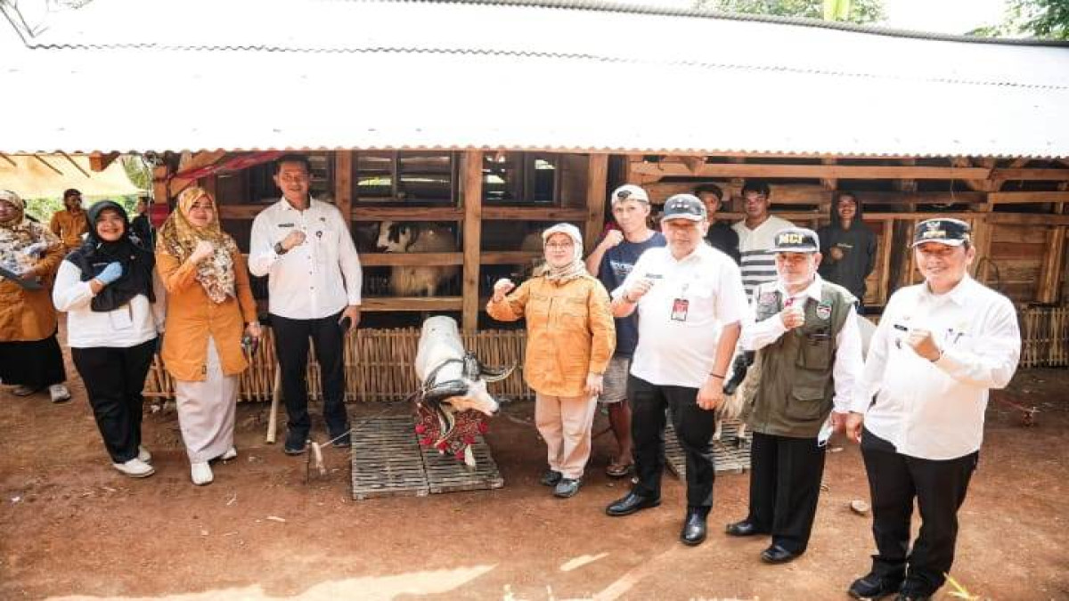 Monitoring Ternak Bantuan, Pj Bupati Purwakarta Apresiasi Aplikasi Cekatan
