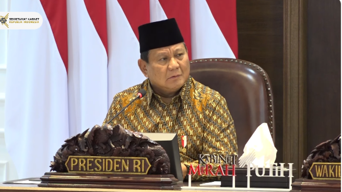 Presiden Prabowo Pimpin SKP Perdana, Tekankan Pentingnya Persatuan Nasional