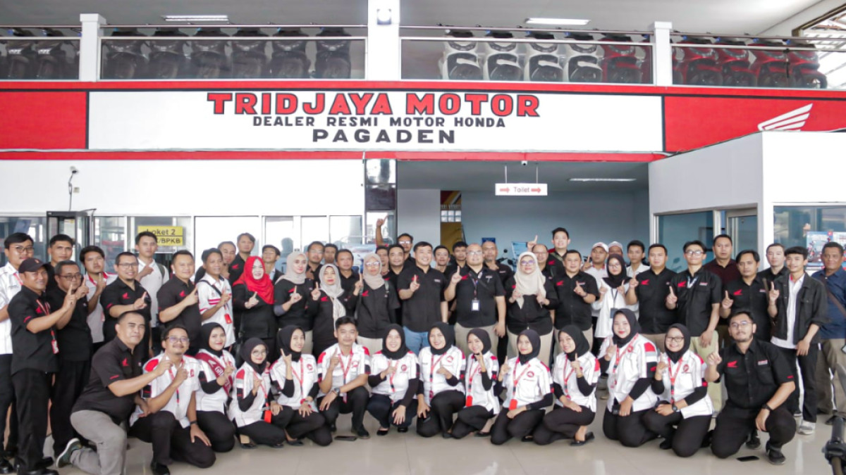 Miliki Kualitas Pelayanan Terbaik, Tridjaya Motor Pagaden Dikunjungi 13 Dealer Honda Se-Jawa Barat