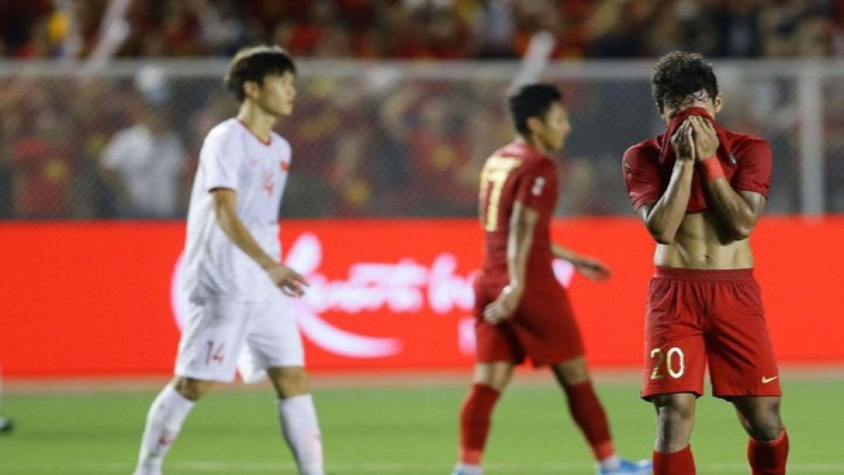 Timnas Indonesia U-22 berpuasa emas di SEA Games lebih lama. (Foto: Grandyos Zafna/detikcom)