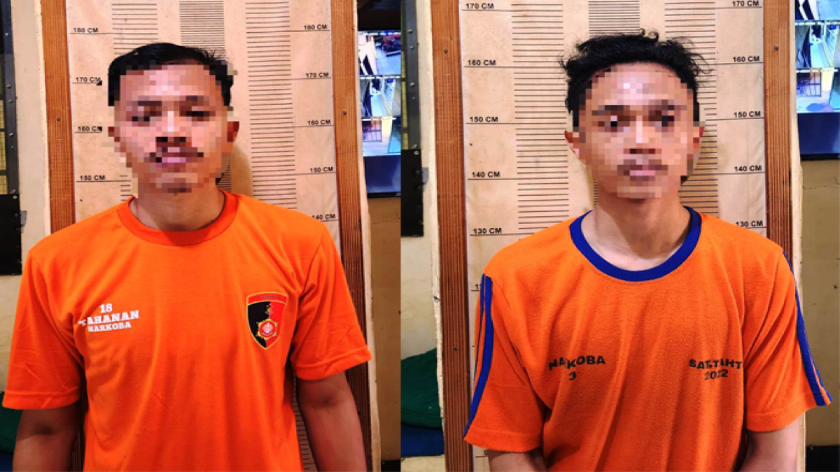Satresnarkoba Polres Purwakarta Tangkap Dua Pengedar Tembakau Sintetis