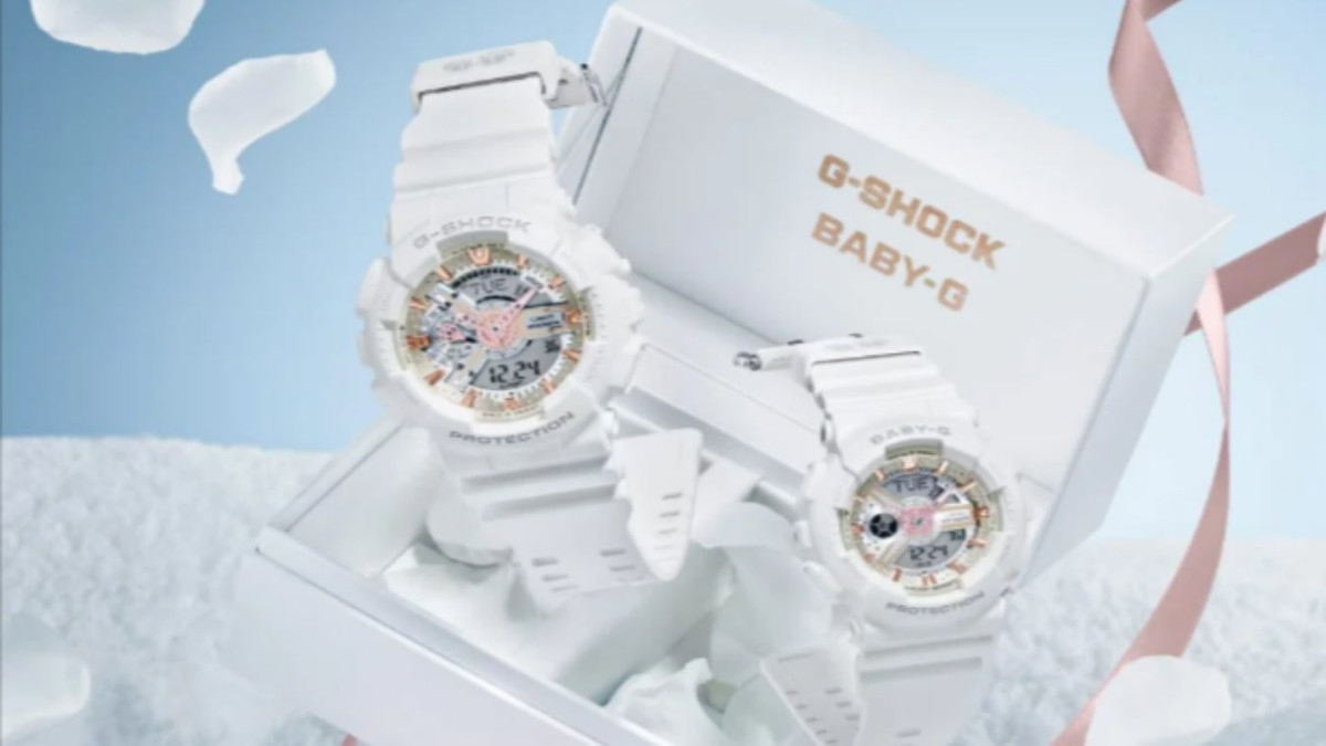 Jam tangan Casio G-SHOCK x BABY-G. (Foto: Gizmochina)