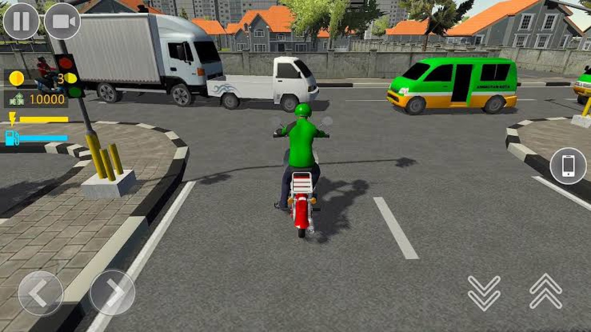 Game Konyol Menjadi Driver Ojek Online, Sumber: eDroid Gaming