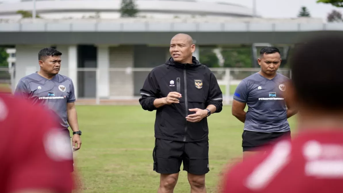 Pelatih Timnas U-16 Indonesia Nova Arianto.