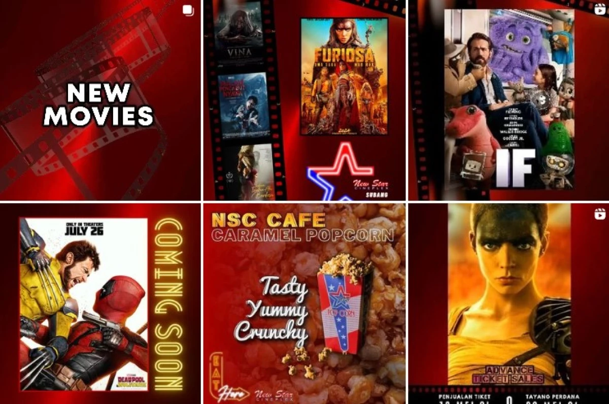 Jadwal NSC Subang Rabu, 22 Mei 2024: 3 Film Baru Siap untuk Sambut Long Weekend!
