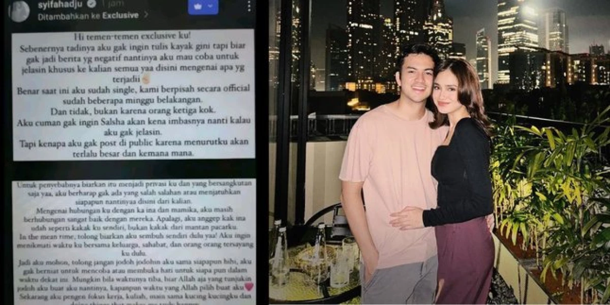 Bikin Heboh! Syifa Hadju Ungkap Alasan Putus Dengan Rizky Nazar di Instagram Exclusive