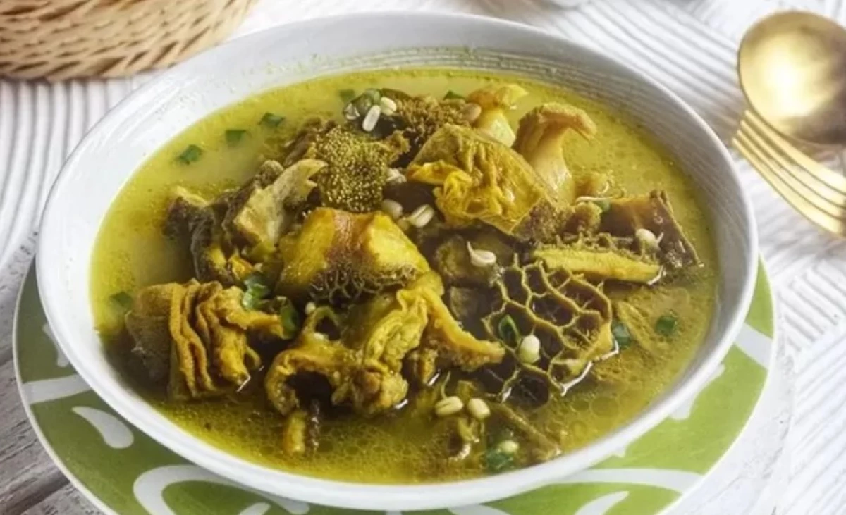 Resep Soto Babat Kuah Kuning