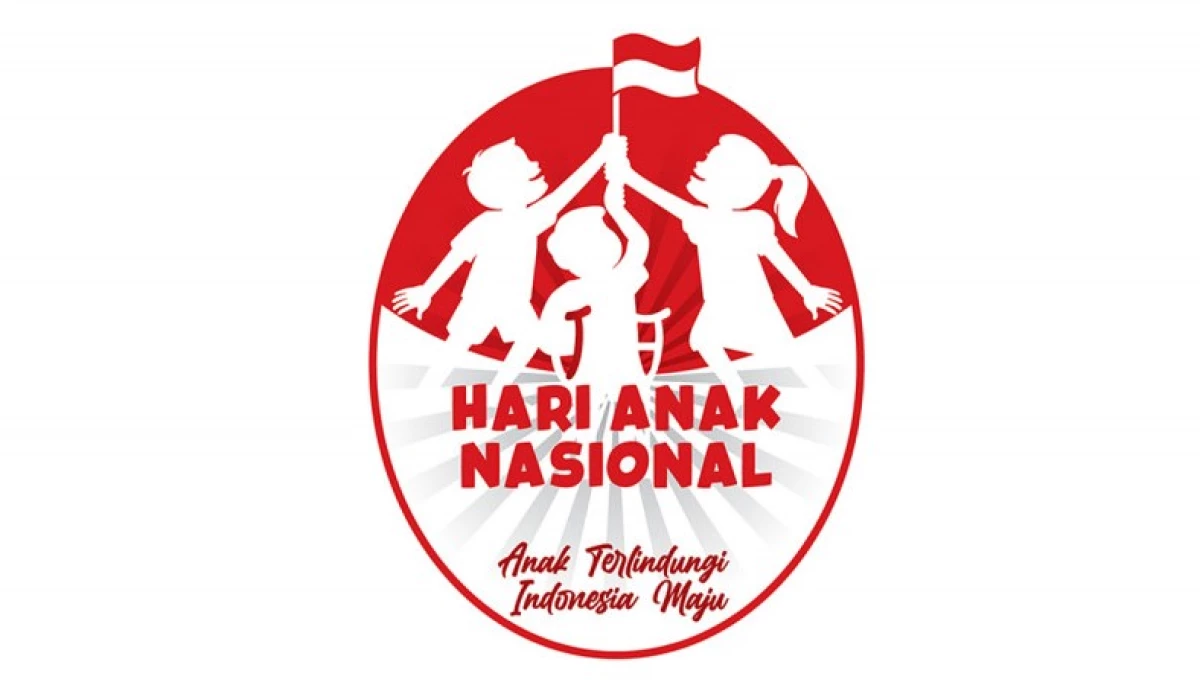 Logo Hari Anak Nasional 2024. (Sumber Logo: Screenshot via MI)