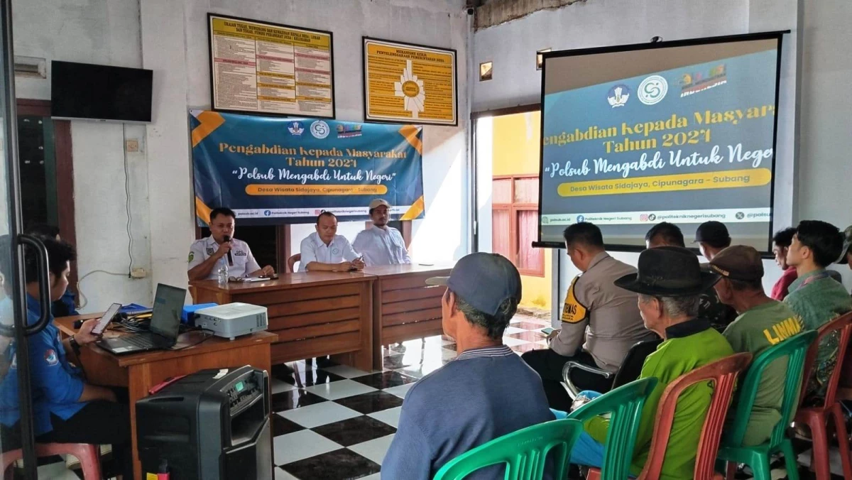 Politeknik Negeri Subang Gelar Pengabdian untuk Masyarakat Desa Sidajaya