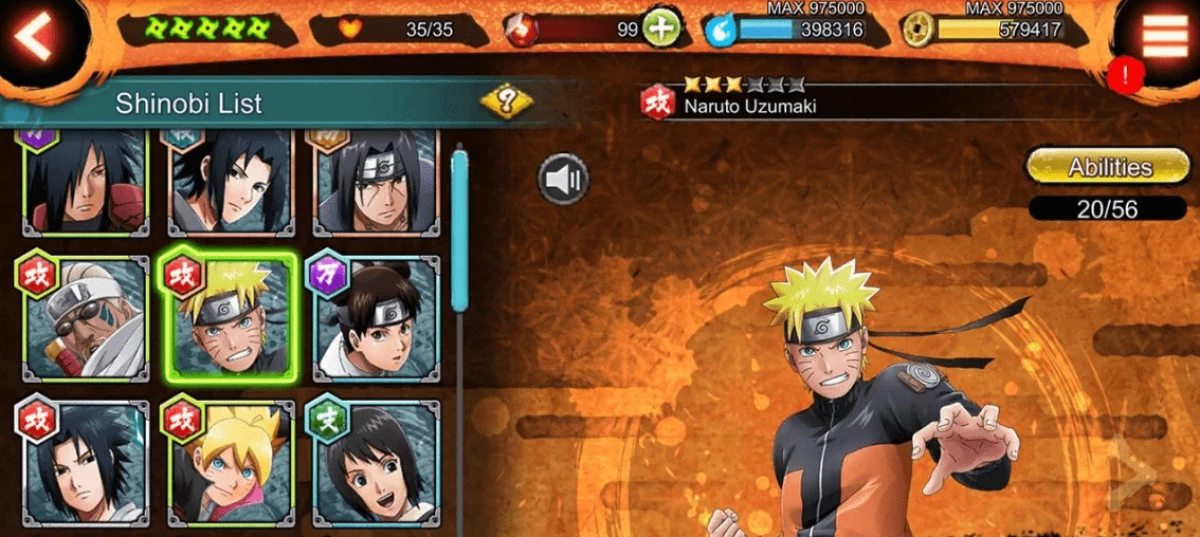 Download Naruto X Boruto Ninja Voltage Unlimited Money dan Shinobite