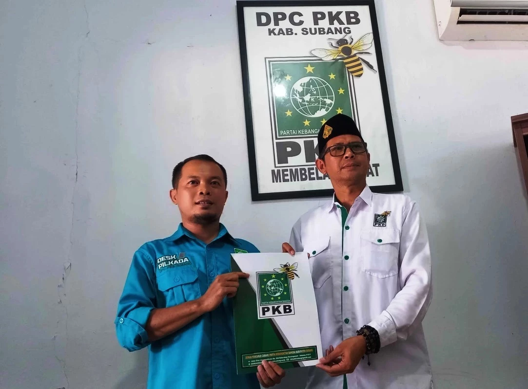 Kades Jalancagak Indra Zainal Alim Daftar Bakal Calon Bupati
