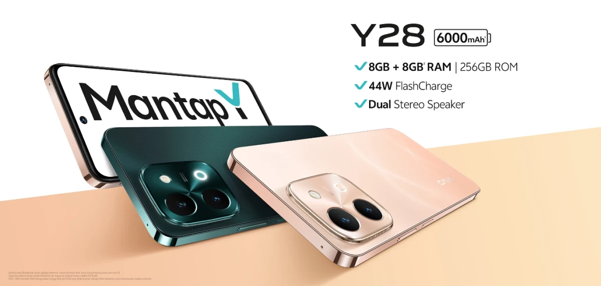 Vivo Y28, Spesifikasi dan Harga Lengkap di Indonesia