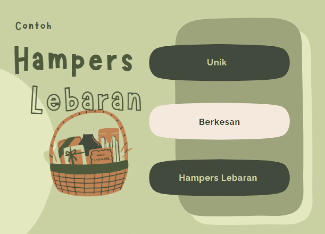 Contoh Hampers Lebaran yang Unik dan Berkesan