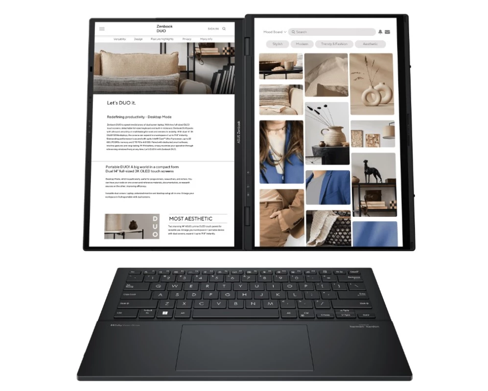 Spesifikasi Asus Zenbook DUO 2024: Laptop Canggih dengan Layar Ganda!