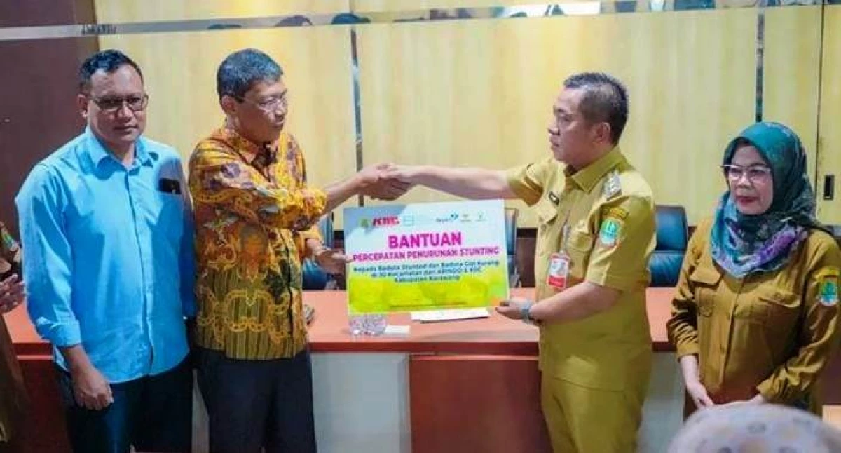 Dapat Apresiasi dari Bupati Karawang, Apindo dan KIIC Bantu Turunkan Stunting