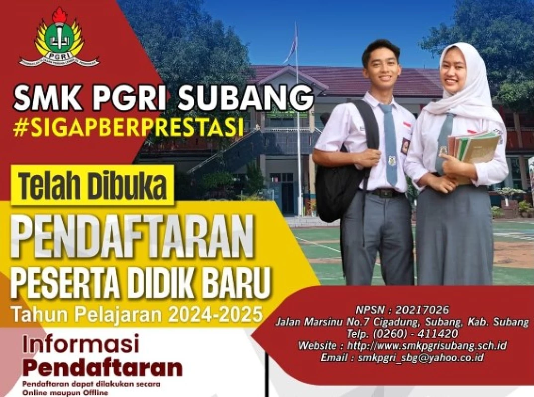 Informasi PPDB SMK PGRI Subang