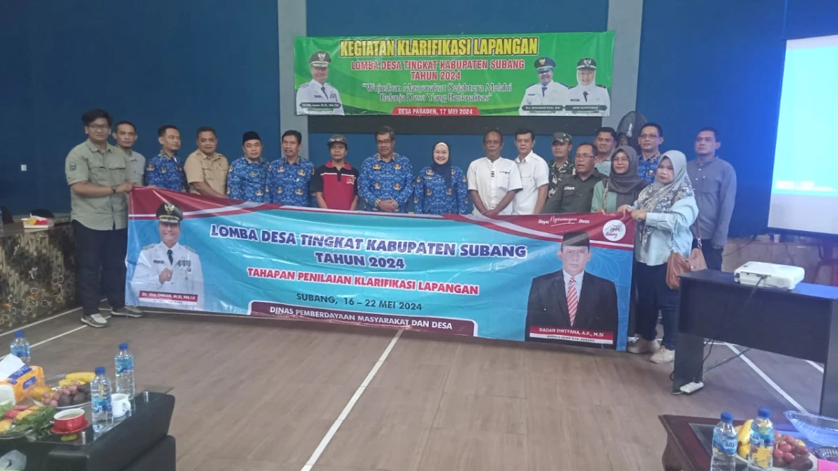 5 Desa Berebut Posisi Juara Lomba Desa Tingkat Kabupaten Subang