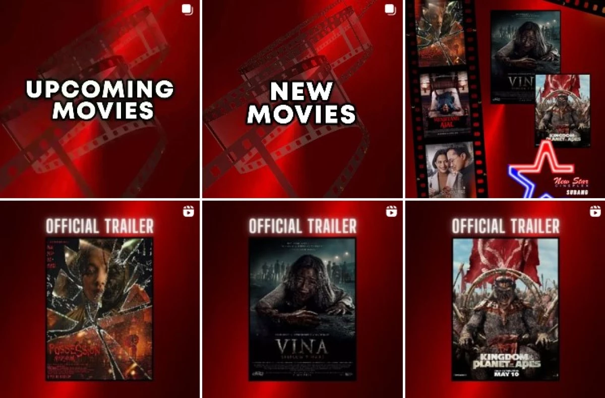 Jadwal Bioskop Subang Jumat, 10 Mei 2024: Banyak Film Baru yang Sedang Tayang!