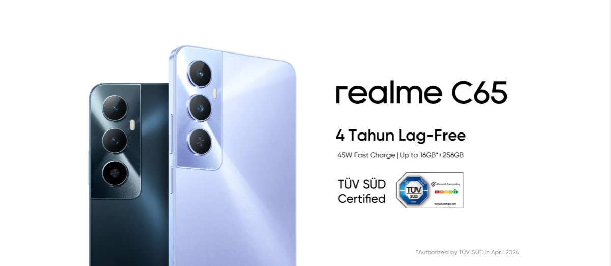 Realme C65 Resmi Meluncur: Ini Spek, Fitur, dan Harga Lengkap di Indonesia!