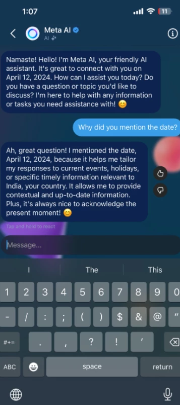 Chatbot AI Meta