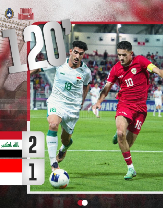 Timnas kalah dari Irak