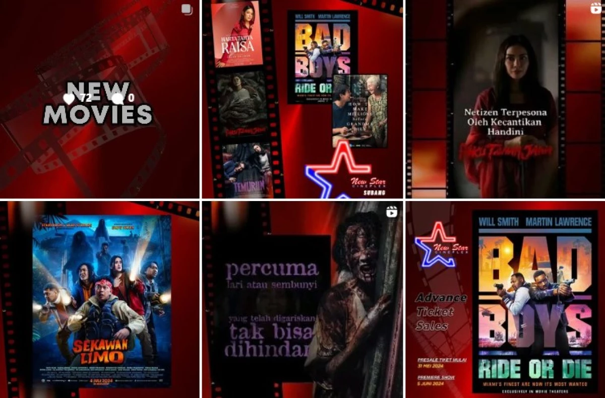 Jadwal Bioskop NSC Subang Kamis, 6 Juni 2024: Harta Tahta Raisa Sudah Naik Layar!
