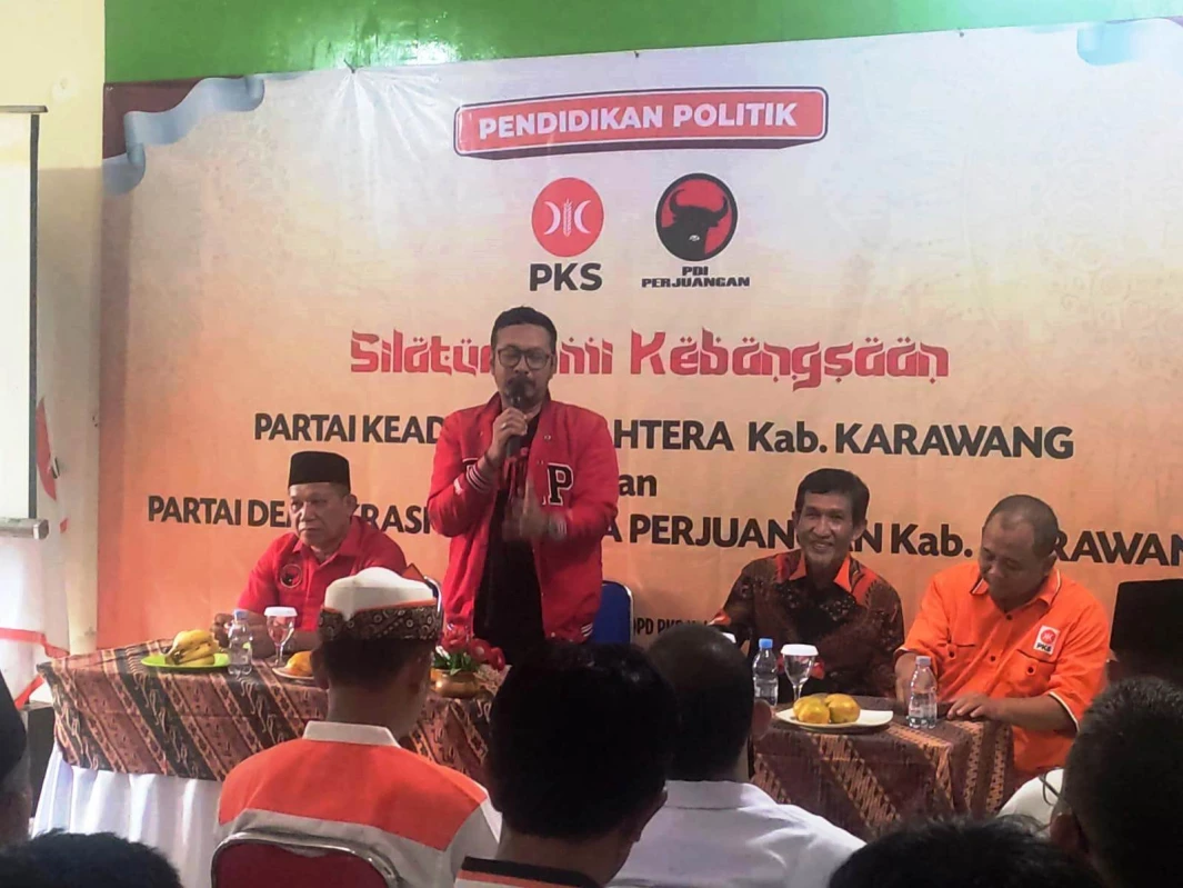 PDI Perjuangan dan PKS Bangun Komunikasi, Jelang Pilkada 2024 di Karawang